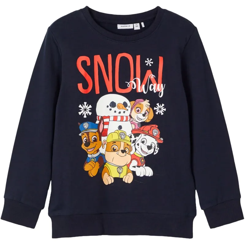 Kundfavorit Name It Dark Sapphire Elijah Paw Patrol Regular Sweatshirt