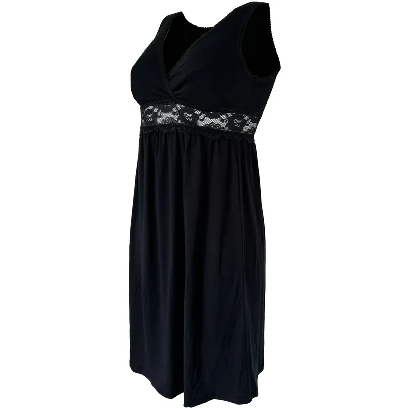 Begränsad tid Carriwell Black Maternity & Nursing Nightie