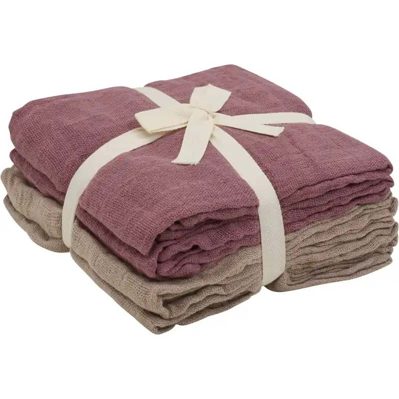 prisnedsättning Pippi Withered Rose Ekologiska tygblöjor Muslin 4-pack