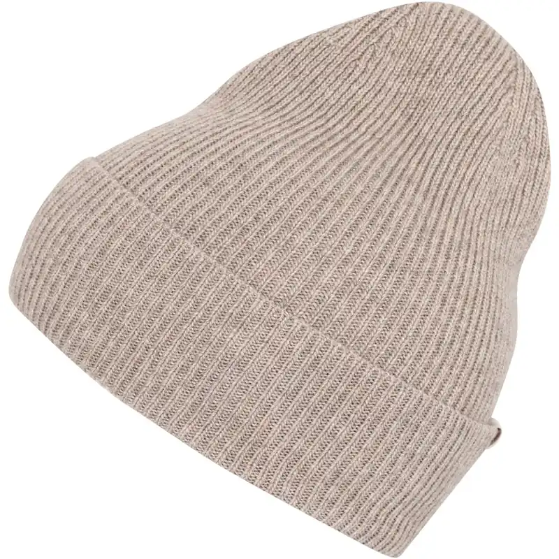 Mp Danmark Light Brown Melange Copenhagen Beanie Snabb leverans