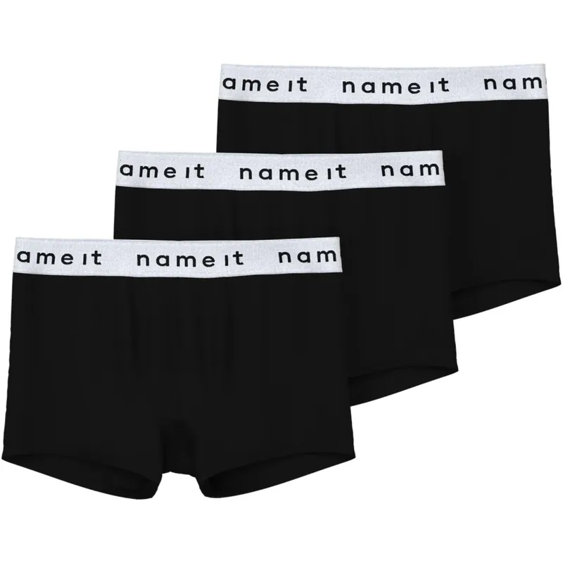 Name It Black Boxer 3-Pack Noos I lager