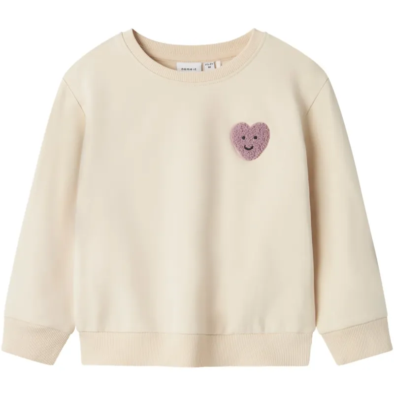 Sänkt pris Name It Summer Sand Smile Regular Sweatshirt