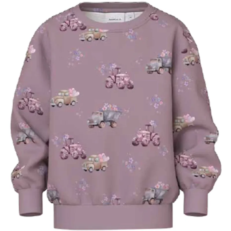 Expressleverans Name It Elderberry Silvine Regular Sweatshirt