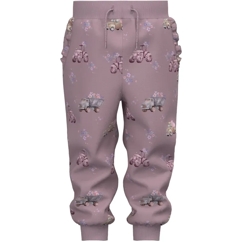 Erbjudande Name It Elderberry Silvine Regular Sweatpants