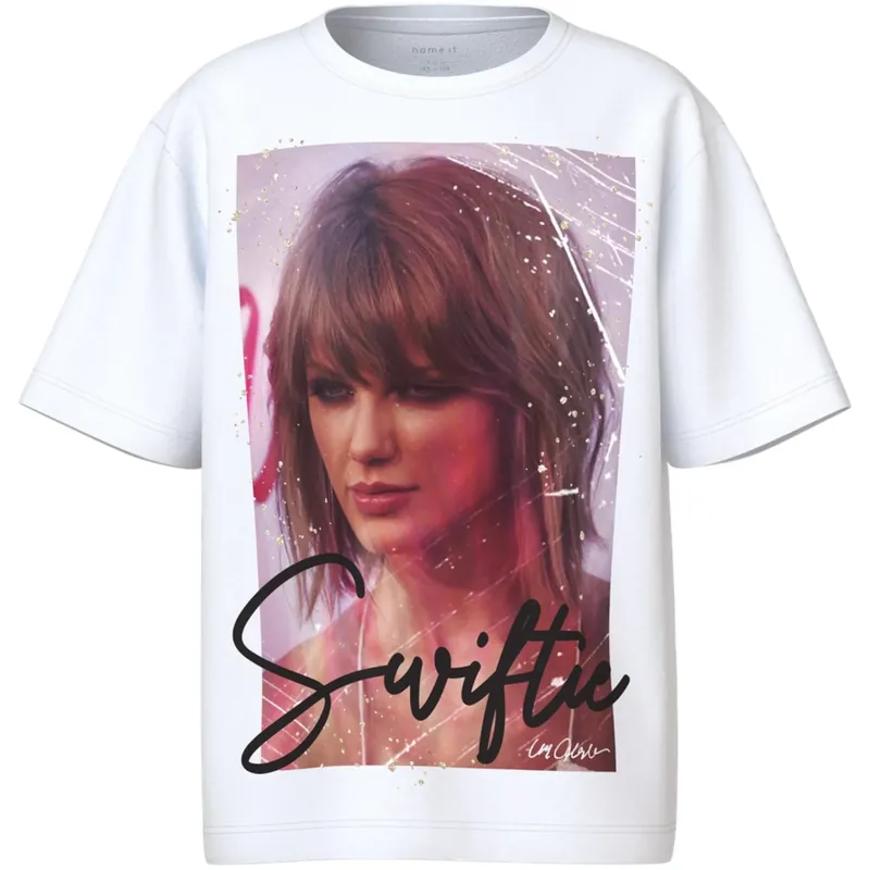 Endast idag Name It Cloud Dancer Dusan Celebrity Icons Regular T-Shirt Noos