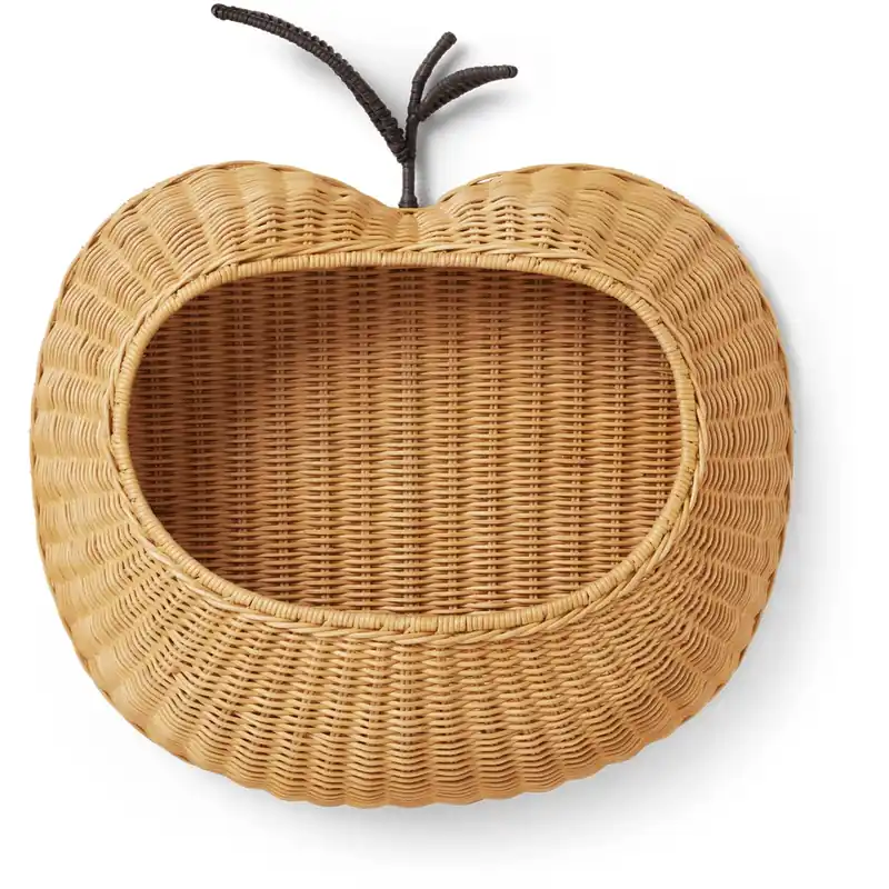 Premium Ferm Living Natural Apple Flätad väggficka