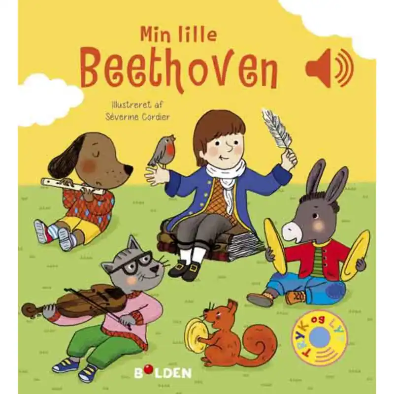 Forlaget Bolden Min Lille Bog Med Beethoven Snabb frakt