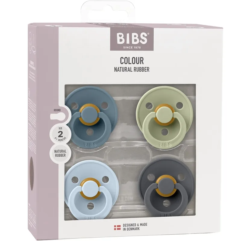 Bibs Petrol/Sage Colour 4-pak Latex Petrol/Sage/Baby Blue/Iron Nyhet