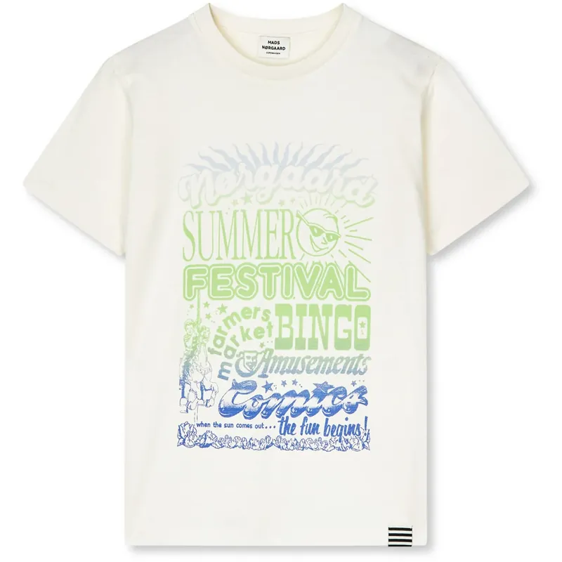 Kampanjpris Mads Nørgaard Snow White/Festival Printed Tee Thorlino Tee