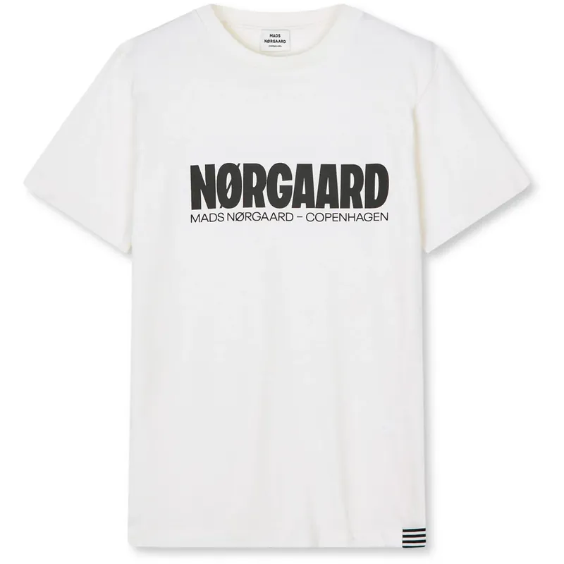 Mads Nørgaard Snow White Printed Tee Thorlino Tee Rabatter
