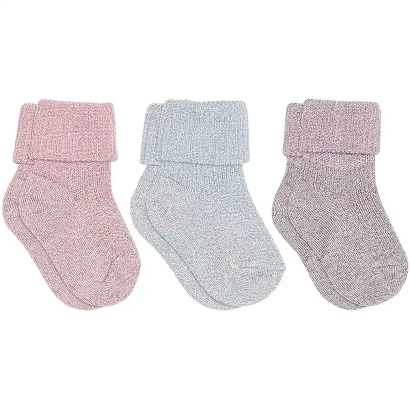 Mp Danmark Ice Heather Ida glitter strumpor - 3-pack Utförsäljning