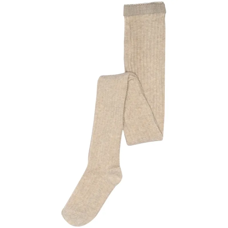 Mp Danmark Beige Melange Inger strumpbyxor Rabatter