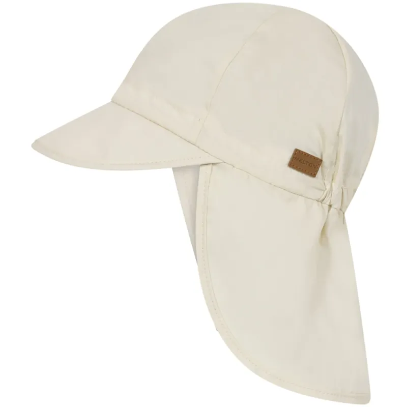 MELTON Buttercream Poplin keps - nacke Populärt val