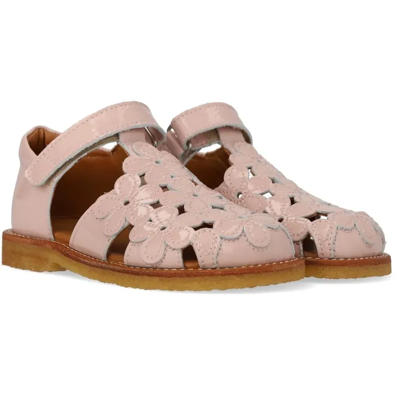 Angulus Rosebud Sandal Med Blomsterdetaljer Extra rabatt