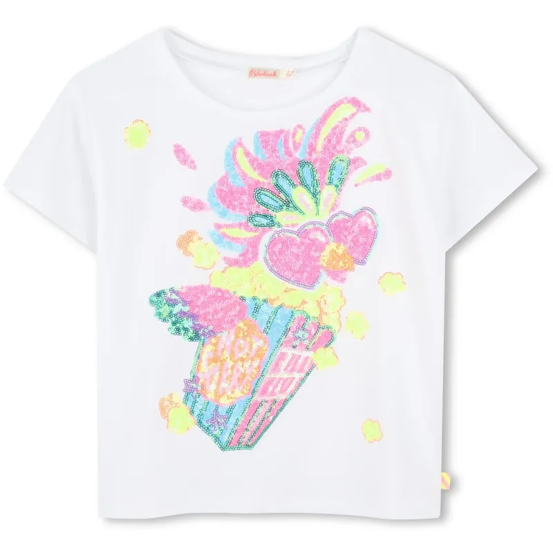 Billieblush White T-Shirt Kampanjpris