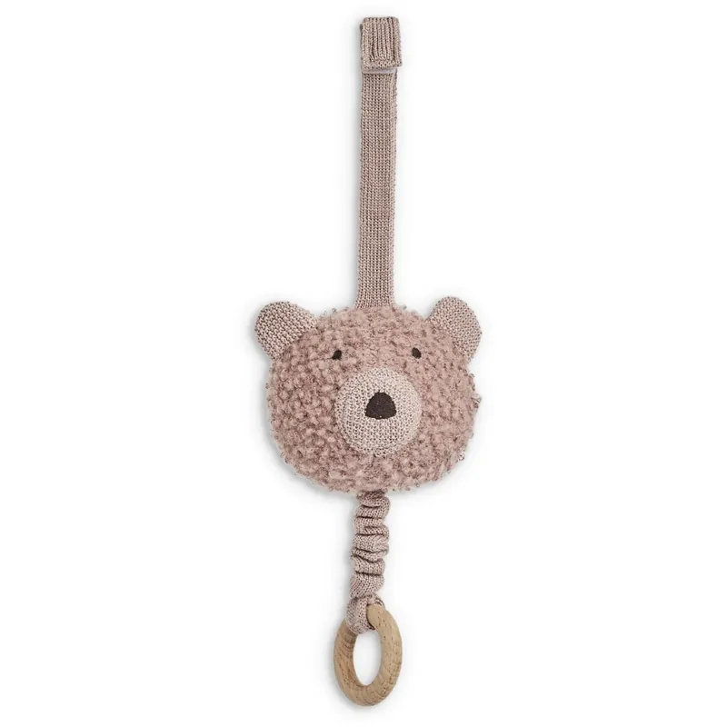 Handla nu Smallstuff Rosa Musik Mobil Ull Bouclé