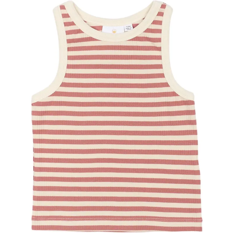 Lägg i varukorgen The New Old Rose Striped Moore Short Rib Topp