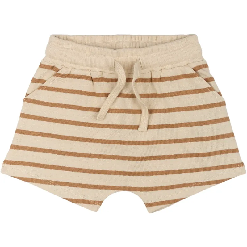 Beställ nu THE NEW Siblings Indian Tan Striped Nat Uni Shorts