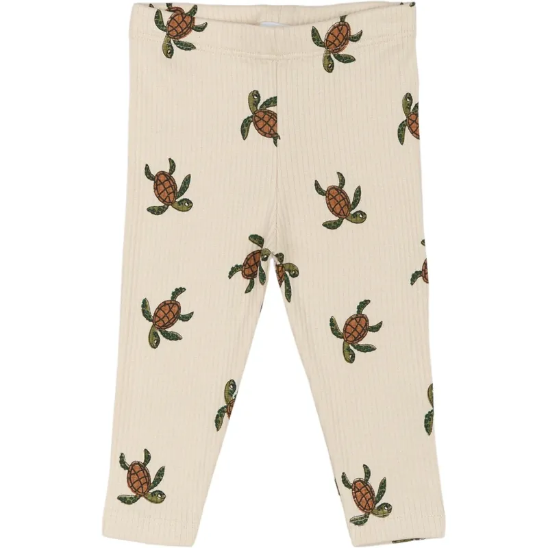 THE NEW Siblings White Swan AOP Owen Rib Leggings Fynd
