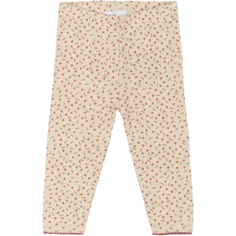 Kampanjpris THE NEW Siblings White Swan AOP Odette Pointelle Leggings