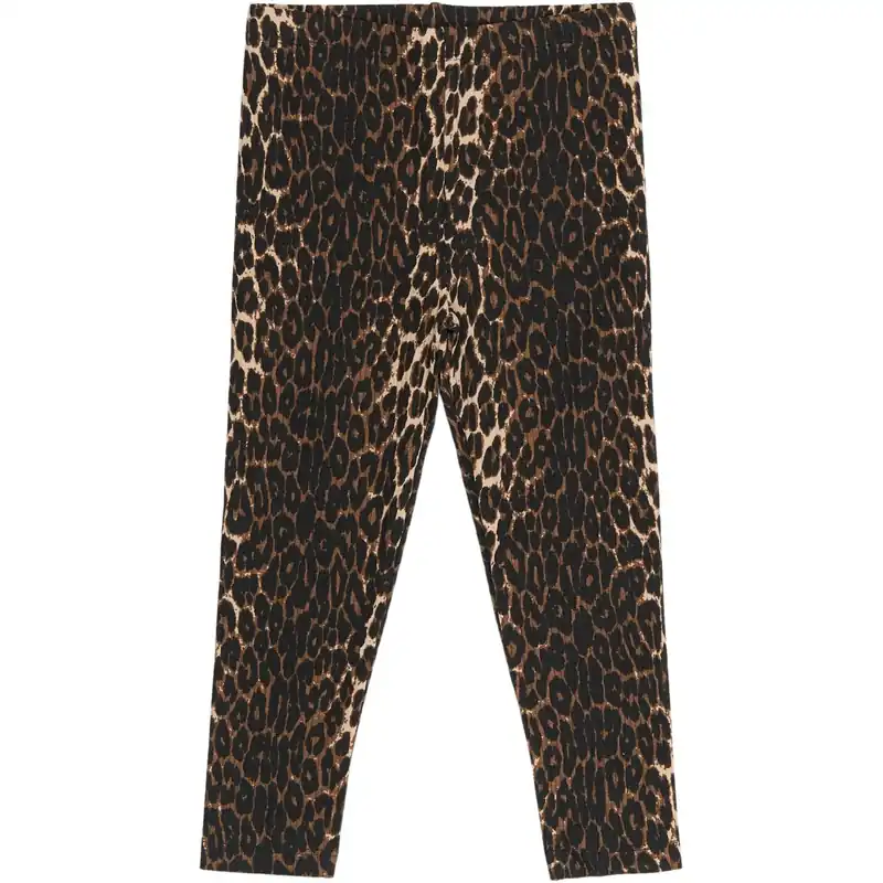 Snabb frakt THE NEW Siblings Oxford Tan AOP Ellie Rib Leggings