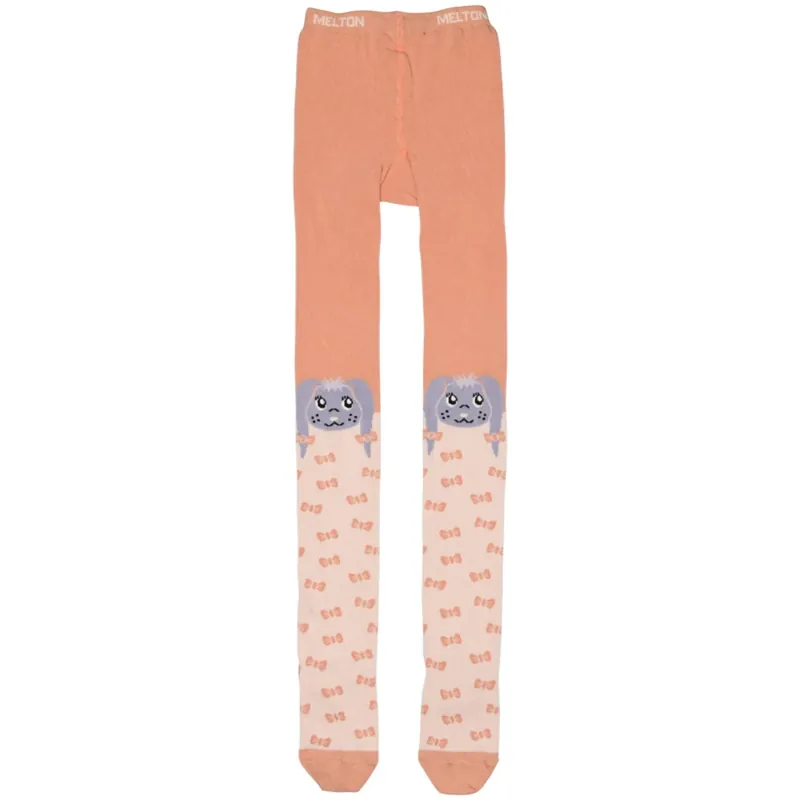 Sänkt pris MELTON Peach Pink Rabbit strumpbyxor