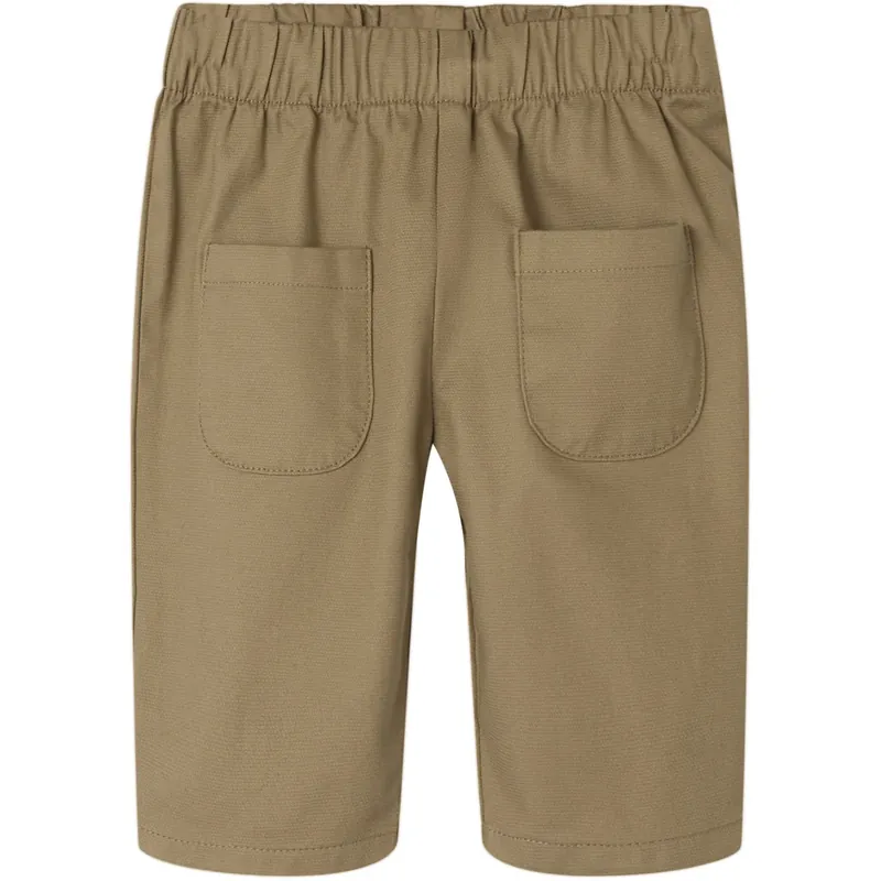 Endast idag Lil‘Atelier Petrified Oak Ben Loose Twill Thady Byxor
