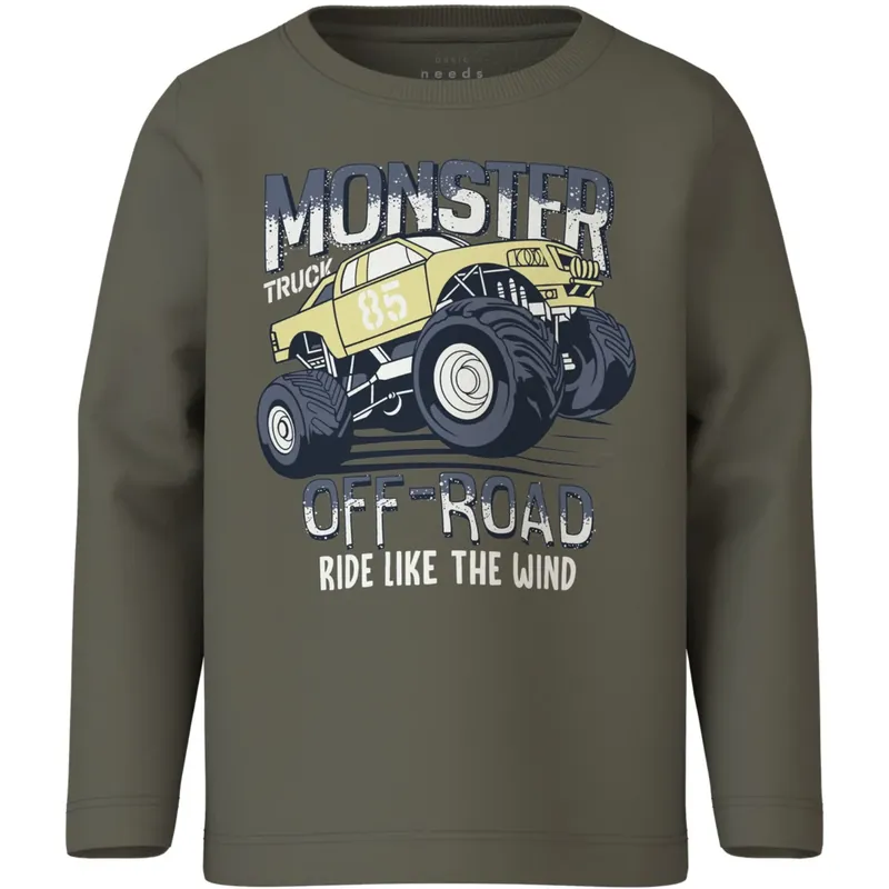 Begränsat erbjudande Name It Dusty Olive Offroad Vux Blus