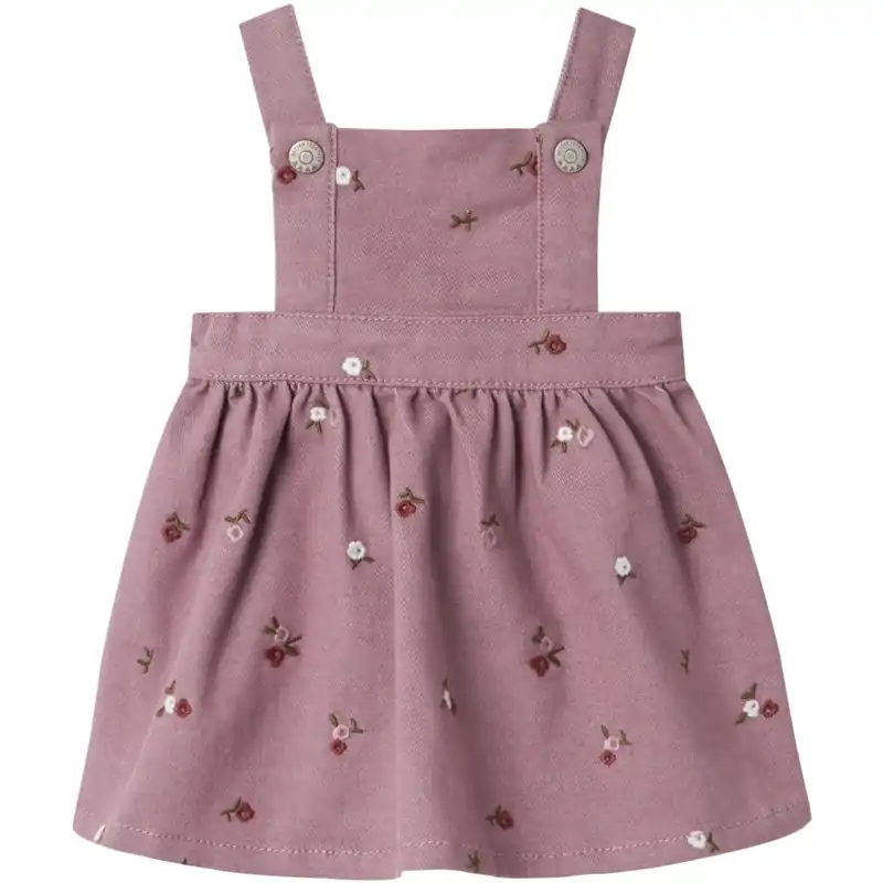 Name It Elderberry Embroidery Elin Skirtall Twill Endast idag