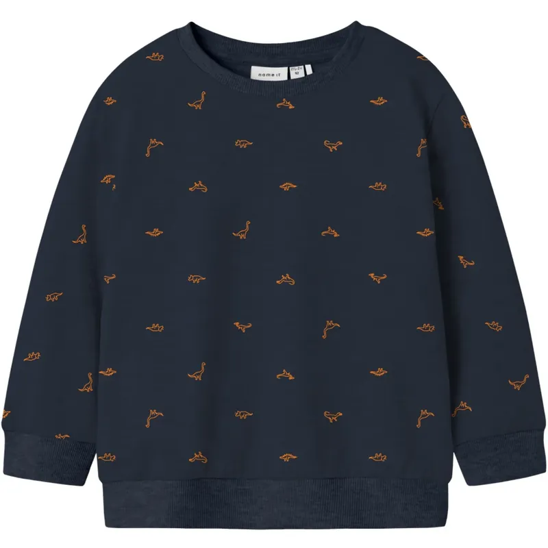 Köp online Name It Dark Sapphire Troy Regular Sweatshirt