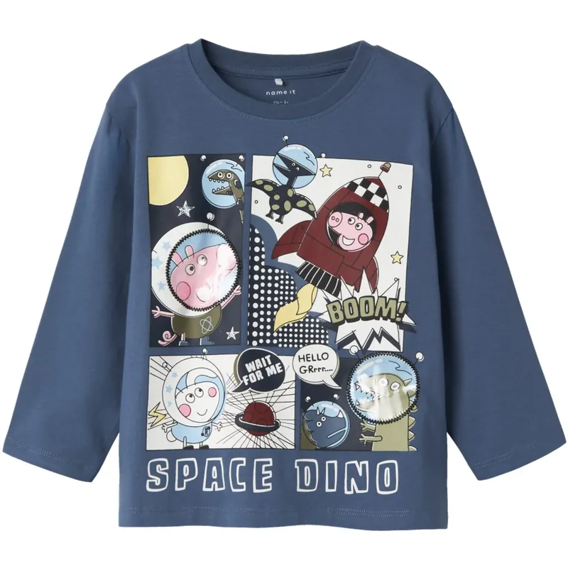 Lågt pris Name It China Blue Dilip Peppa Pig Regular Blus