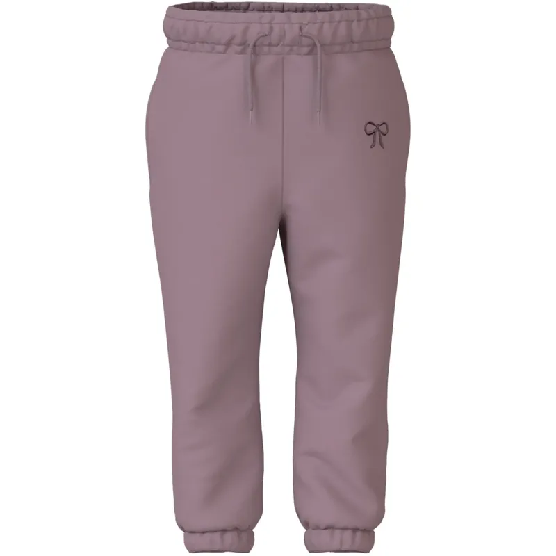 Sista chansen Name It Elderberry Bow Vallene Regular Sweatpants