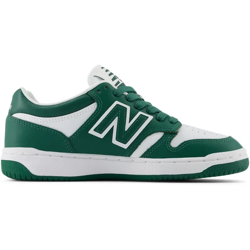 Trygg betalning New Balance Team Forest Green New Balance 480 Kids Lace