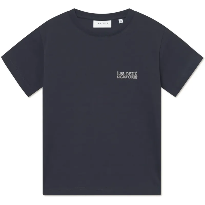 Handla nu Les Deux Kids Dark Navy Atlas T-Shirt