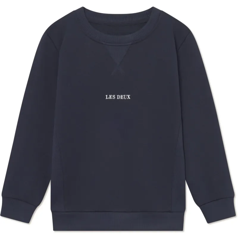 Rabatter Les Deux Kids Dark Navy Dexter Sweatshirt