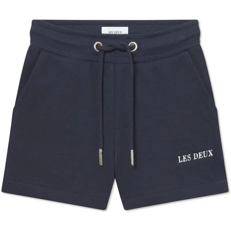 Les Deux Kids Dark Navy Dexter Sweatshorts Populärt val