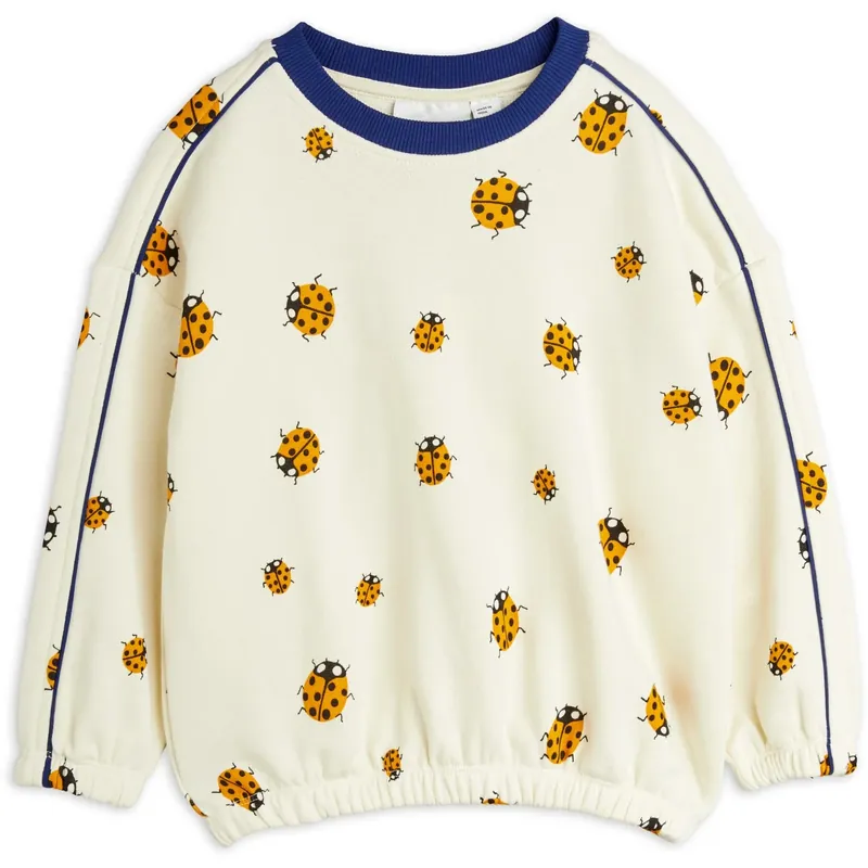 Lågt pris Mini Rodini Offwhite Ladybugs AOP Sweatshirt
