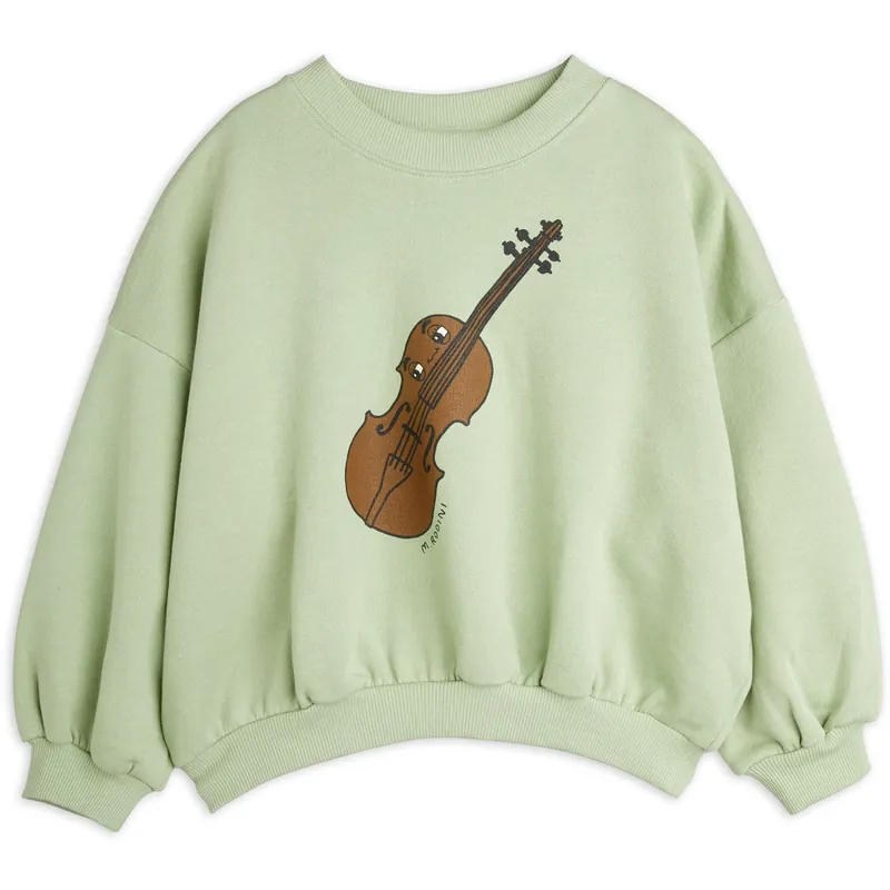 Mini Rodini Green Violin Sweatshirt Köp online