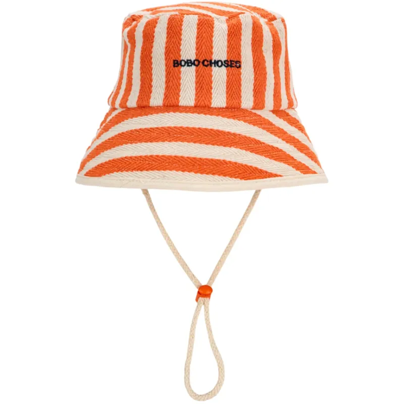 Bobo Choses Orange Striped Hink Mössa Begränsat antal