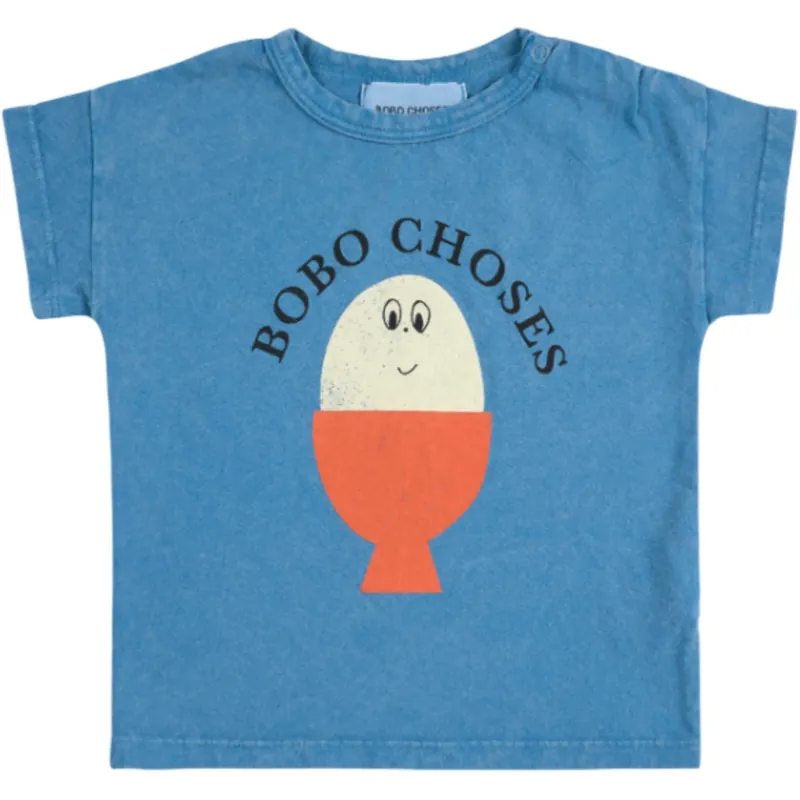 Bobo Choses Blue Morning Egg T-Shirt Bästa pris