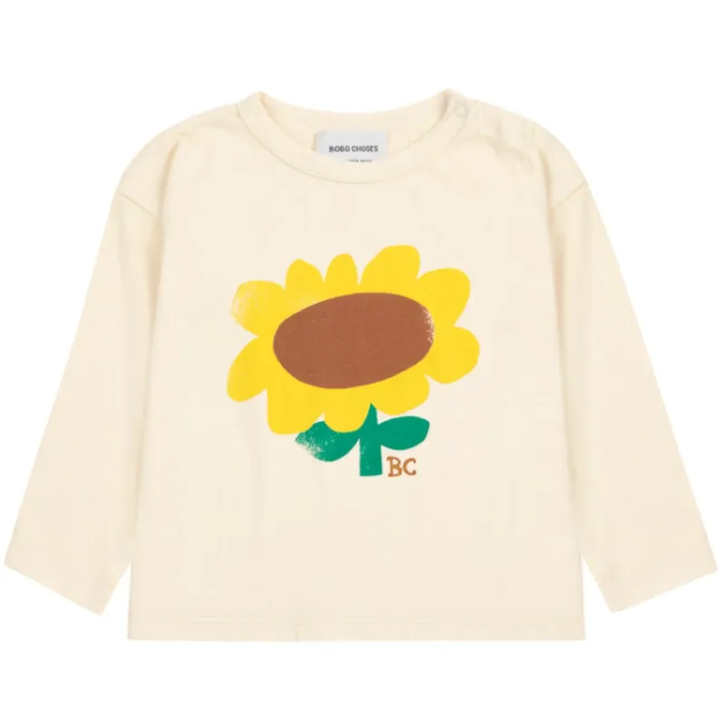 Bobo Choses Offwhite Sunflower Blus Rabatter