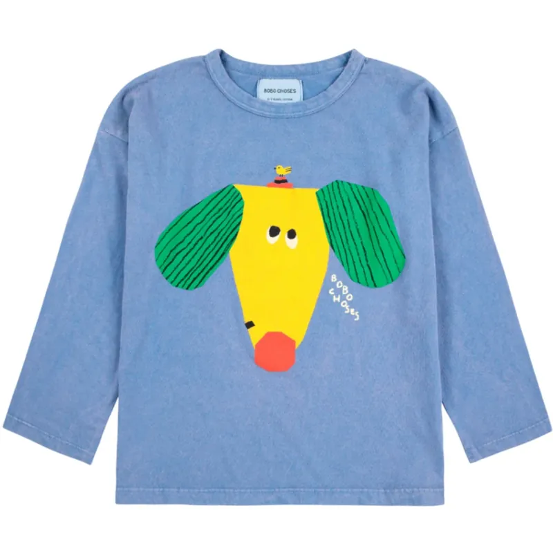 Bobo Choses Blue Happy Dog Blus Köp nu