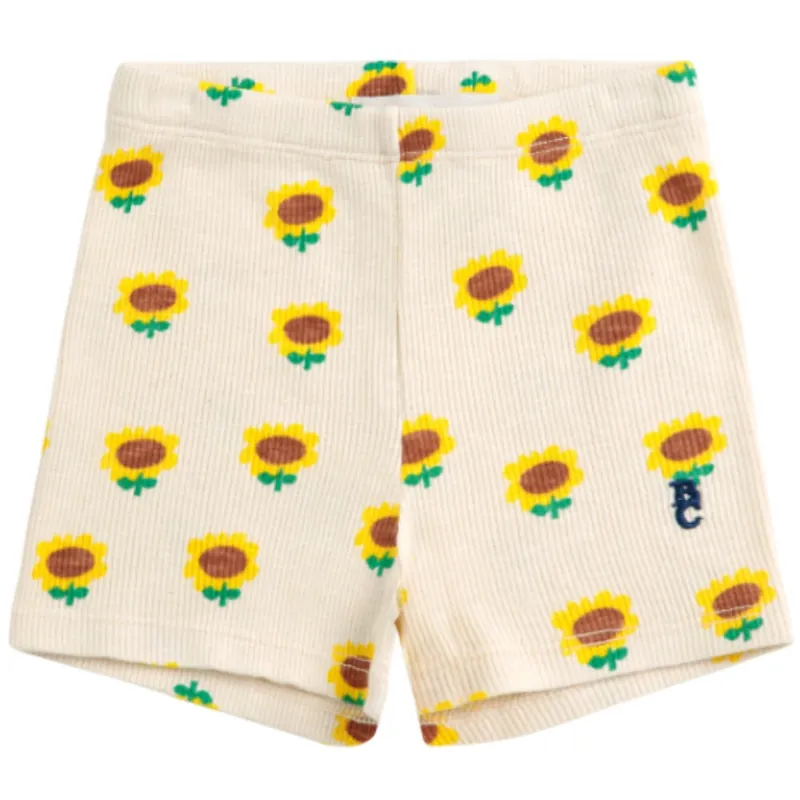 I lager Bobo Choses Beige Sunflower All Över Kort Leggings