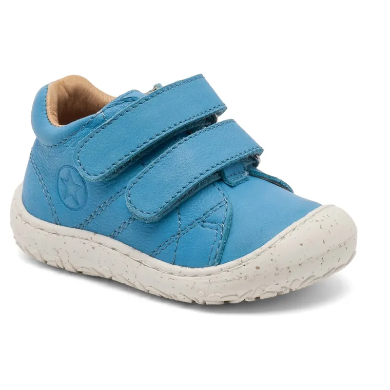 Bisgaard Azure Blue Barefoot Hale V First Step Skor Premium