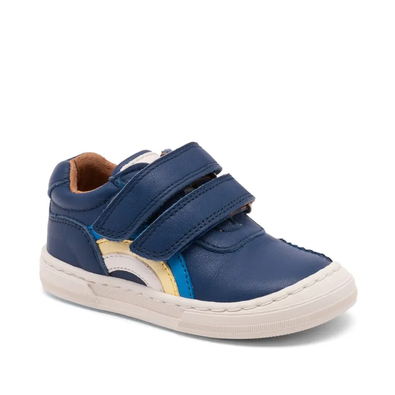 Populär Bisgaard Deep Blue Rainbow Low Kardborreband Skor