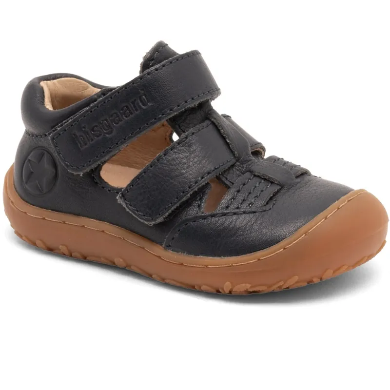 Rabatt Bisgaard Dark Blue Barefoot Hana First Step Skor