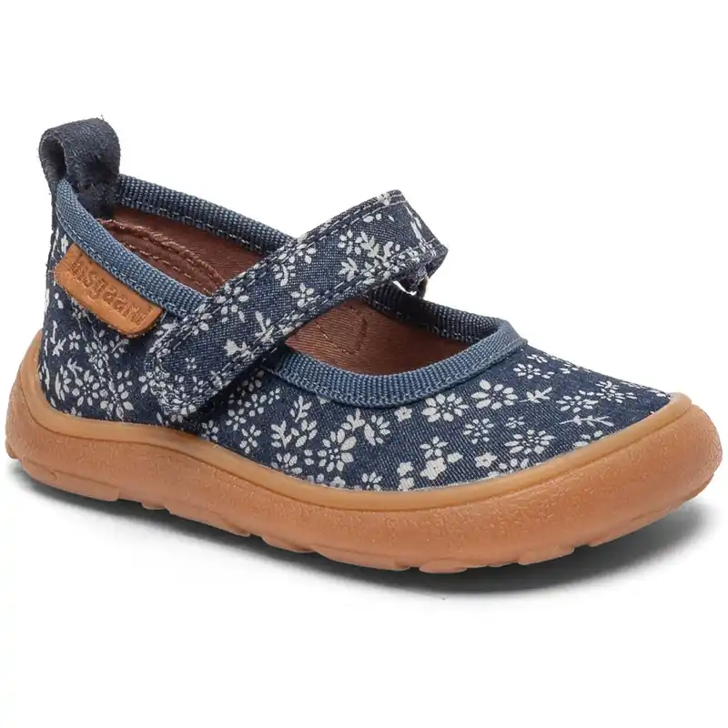 Bisgaard Wild Flower Blue Barefoot Ballet Home Skor Lågt pris