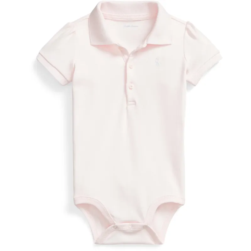 Lågt pris Ralph Lauren Baby Delicate Pink Baby Girl Body