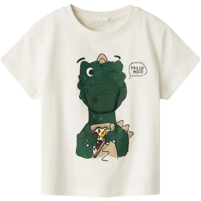 Name It Cloud Dancer Brett Regular T-Shirt Endast denna vecka