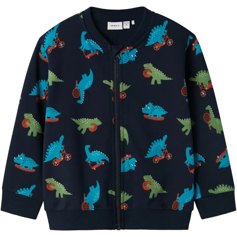 Begränsat erbjudande Name It Dark Sapphire Bertillo Regular Sweat Cardigan